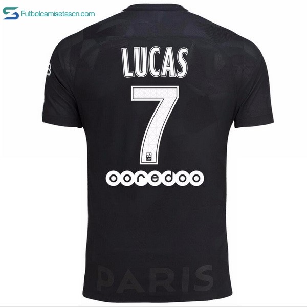 Camiseta Paris Saint Germain 3ª Lucas 2017/18